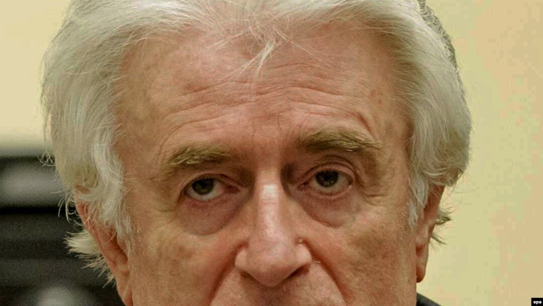 Radovan Karadžić tokom izricanja presude u sudnici Haškog tribunala, 24. mart 2016.